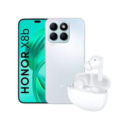Celular Honor X8b LILY-L33C 8GB 256GB Silver + Audífonos