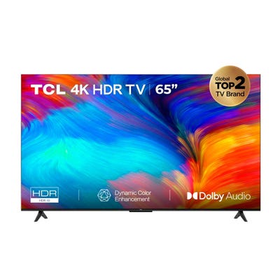 TV TCL 65" LED 4K Ultra HD Smart TV Google TV 65P635