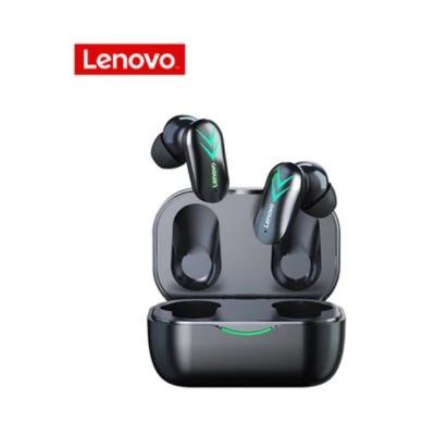 Audífonos gamer Lenovo Bluetooth XT82 Negro