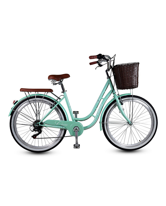 Bicicleta Cross 26 Vintage Jasmin 7V Verde