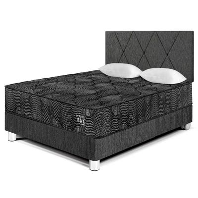 Dormitorio Paraíso Pocket Max Black 2PLZ Charcoal + Sartenes Tramontina Loreto 3 Piezas Azul