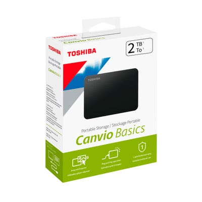 Disco Duro Toshiba Canvio Basics 2TB