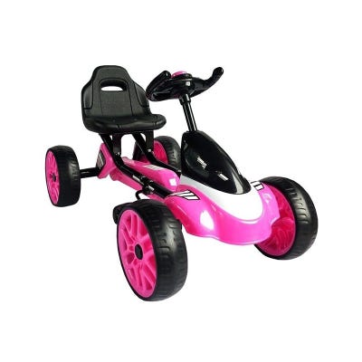 Carro a pedal Baby Kits CORSA Rosado