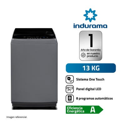 Lavadora Automática Indurama 13LT LRI-13DGR
