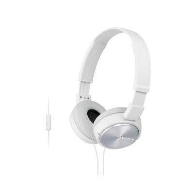 Audífonos on ear Sony con micrófono MDR-ZX310AP Blanco