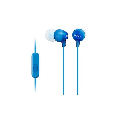 Audífonos In Ear Sony con Micrófono MDR-EX15AP Azul