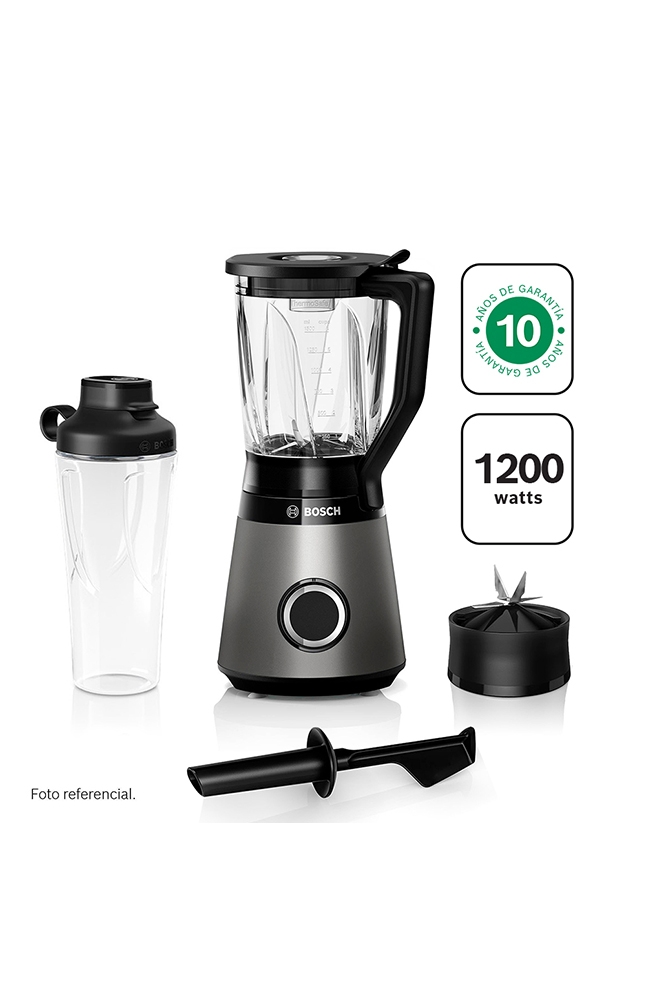 Licuadora Bosch Vitapower Serie 4 Grafito 1200W To go bottle
