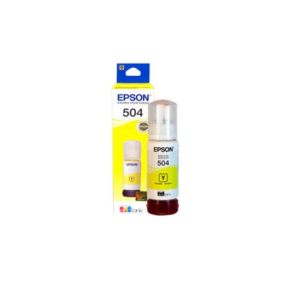Botella de tinta Epson T504 Amarillo