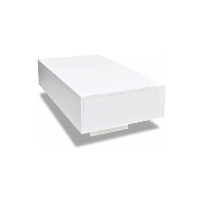 Mesa de centro Shadow de 1 cajón Blanco