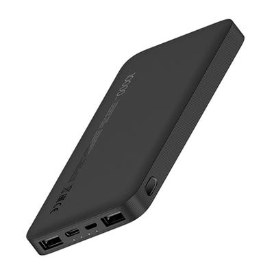 Power Bank Xiaomi Redmi 10000mAh Carga Rápida 2.4A 4 Puertos VXN4305GL Negro