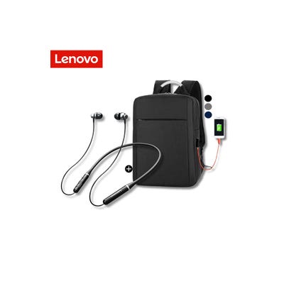 Audífonos True Wireless Lenovo XE05 + Mochila