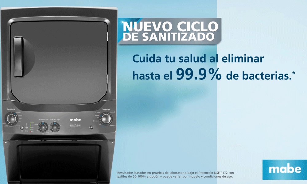 Reduce bacterias para dejar tu ropa sanitizada.